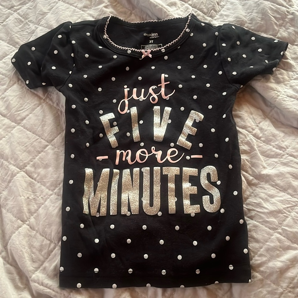3T girls polka dot shirt